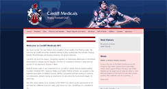Desktop Screenshot of cardiffmedicalsrfc.co.uk